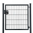 DSM Forty poort Enkel Breedte: 1000mm, Hoogte: 1000, Kleur: RAL-9005