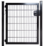 DSM Prestige poort enkel Breedte: 1000mm, Hoogte: 2000mm, Kleur: RAL-9005