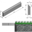 Opsluitband SansVue 6x20x100cm Grijs